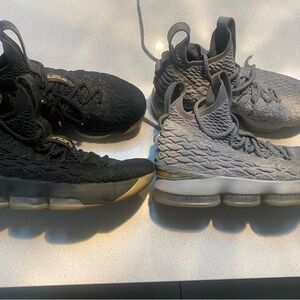 2 pairs for price of one/Nike LeBron 15 Youth sizes for $55
